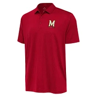 Men's Antigua Red Maryland Terrapins Ellipse Polo
