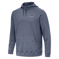 Men's Antigua Heather Navy Gonzaga Bulldogs Cloud Pullover Hoodie