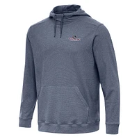 Men's Antigua Heather Navy Gonzaga Bulldogs Cloud Pullover Hoodie