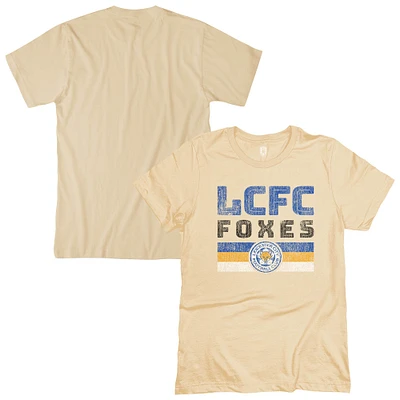 Men's 1863FC Tan Leicester City Retro Stripes T-Shirt