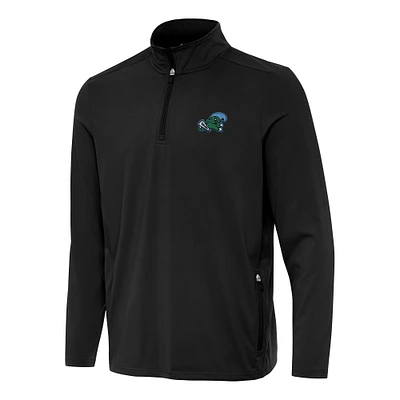 Men's Antigua Tulane Green Wave Perilous Quarter-Zip Sweatshirt