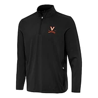 Men's Antigua Virginia Cavaliers Perilous Quarter-Zip Sweatshirt