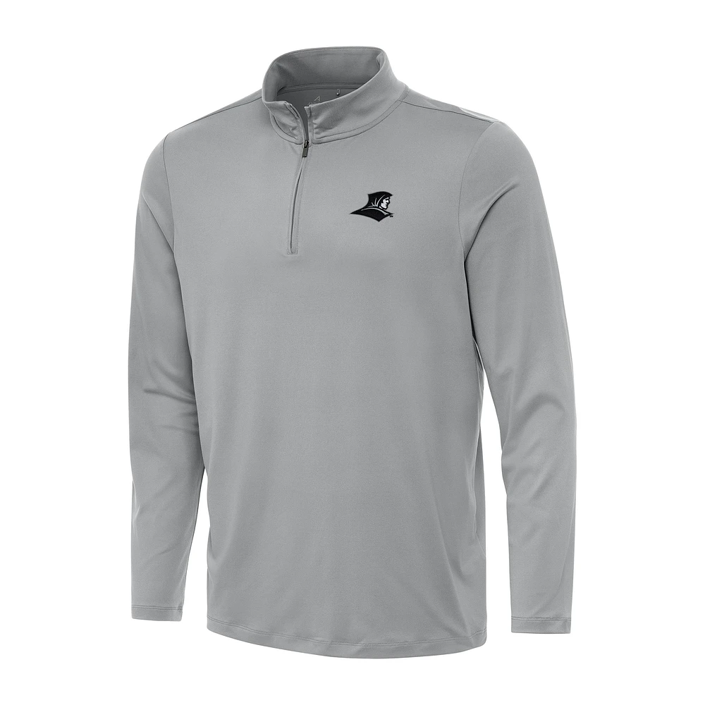 Men's Antigua Gray Providence Friars Reprocess Quarter-Zip Top