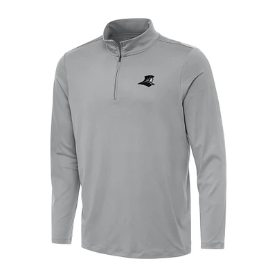 Men's Antigua Gray Providence Friars Reprocess Quarter-Zip Top