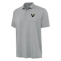 Men's Antigua Gray Vanderbilt Commodores Reprocess Polo