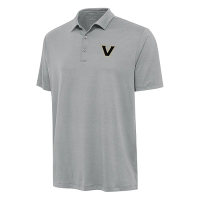 Men's Antigua Gray Vanderbilt Commodores Reprocess Polo