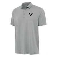 Men's Antigua Gray Vanderbilt Commodores Reprocess Polo