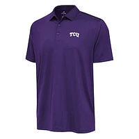 Men's Antigua Purple TCU Horned Frogs Ellipse Polo
