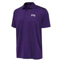 Men's Antigua Purple TCU Horned Frogs Ellipse Polo