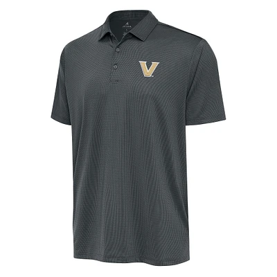 Men's Antigua Pewter Vanderbilt Commodores Ellipse Polo