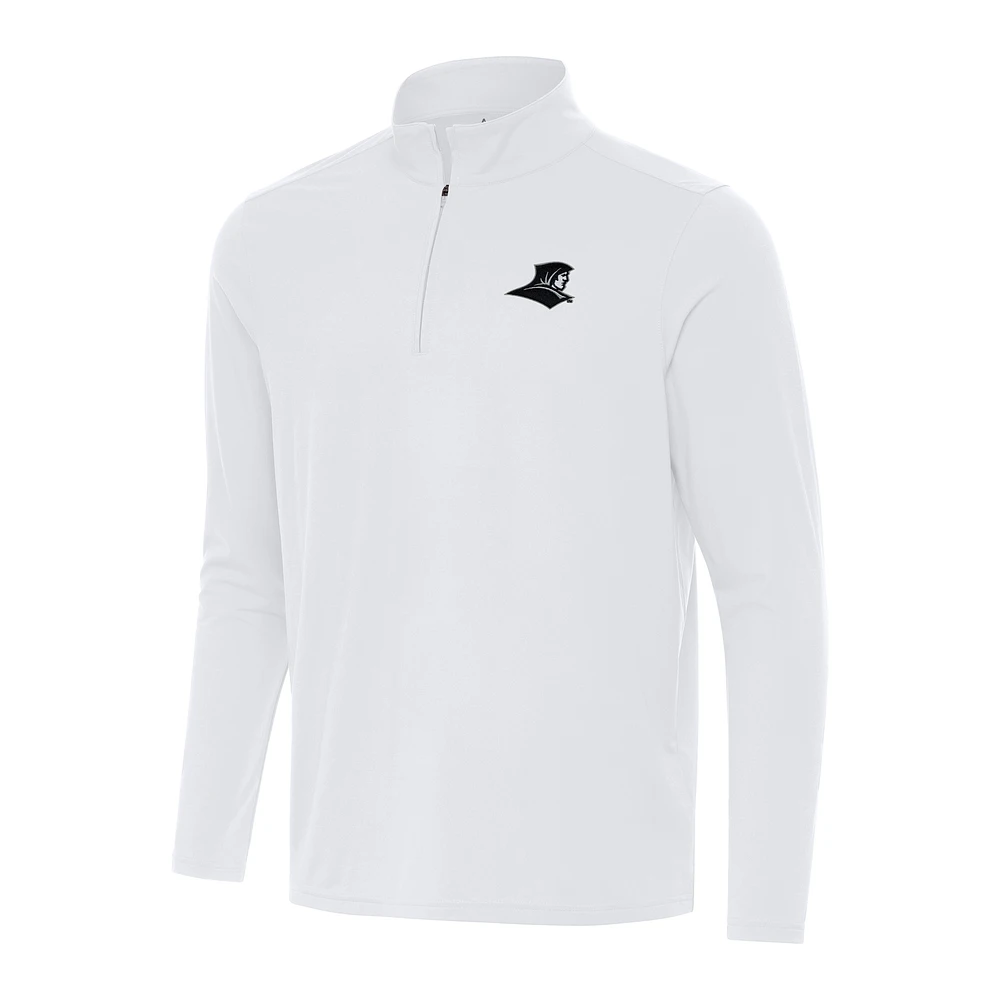 Men's Antigua White Providence Friars Intent Quarter-Zip Top