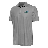 Men's Antigua /White Tulane Green Wave Rings Polo