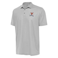 Men's Antigua Gray/White Virginia Cavaliers Rings Polo