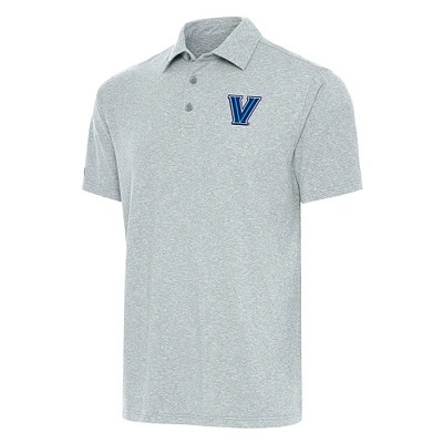 Men's Antigua  Heather Gray Villanova Wildcats Big & Tall Par 3 Polo
