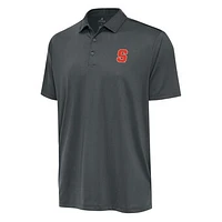Men's Antigua  Charcoal Syracuse Orange Big & Tall Ellipse Polo