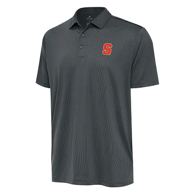 Men's Antigua  Charcoal Syracuse Orange Big & Tall Ellipse Polo