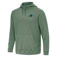 Men's Antigua Hunter Green Tulane Wave Cloud Pullover Hoodie