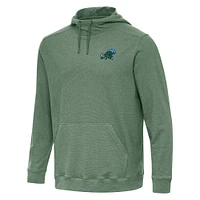 Men's Antigua Hunter Green Tulane Wave Cloud Pullover Hoodie