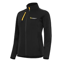Women's Antigua Black George Mason Patriots Generation Full-Zip Jacket