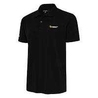 Men's Antigua Black George Mason Patriots Big & Tall Tribute Polo