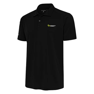Men's Antigua Black George Mason Patriots Big & Tall Tribute Polo