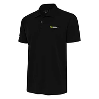 Men's Antigua Black George Mason Patriots Big & Tall Tribute Polo