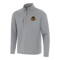 Men's Antigua Chicago Blackhawks Insider Quarter-Zip Top