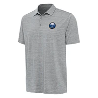Men's Antigua  Heather Gray Buffalo Sabres Layout Polo