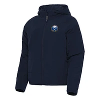 Women's Antigua Navy Buffalo Sabres Universe Full-Zip Puffer Jacket