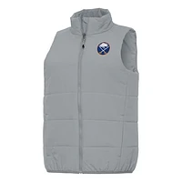 Women's Antigua Gray Buffalo Sabres Experience Full-Zip Vest