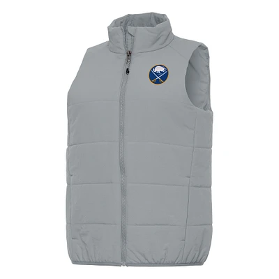 Women's Antigua Gray Buffalo Sabres Experience Full-Zip Vest