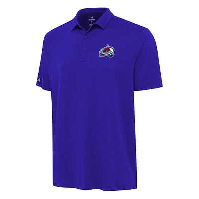 Men's Antigua Royal Colorado Avalanche Reprocess Polo