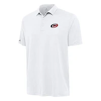 Men's Antigua White Carolina Hurricanes Reprocess Polo