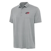 Men's Antigua Gray Carolina Hurricanes Reprocess Polo