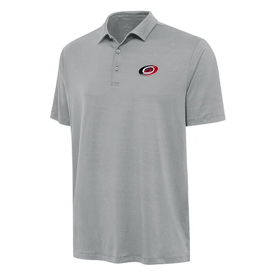 Men's Antigua Gray Carolina Hurricanes Reprocess Polo