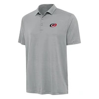 Men's Antigua Gray Carolina Hurricanes Reprocess Polo
