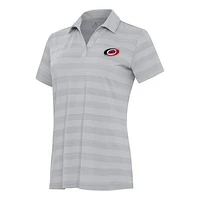 Women's Antigua Gray Carolina Hurricanes Tunnel Polo