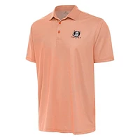 Men's Antigua Orange/White Anaheim Ducks Rings Polo
