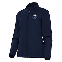 Women's Antigua Navy Buffalo Sabres Links 2 Full-Zip Golf Jacket