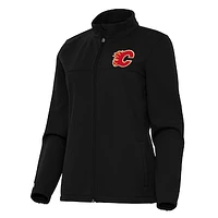 Women's Antigua Calgary Flames Links 2 Full-Zip Golf Jacket