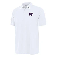 Men's Antigua White Washington Huskies Era Polo