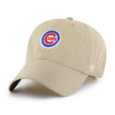 Men's '47  Khaki Chicago Cubs Performance Clean Up Adjustable Hat