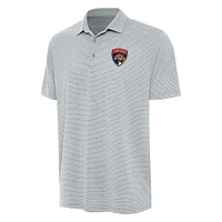 Men's Antigua Heather Florida Panthers Scheme Polo