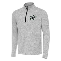 Men's Antigua Black Dallas Stars Cause Quarter-Zip Top