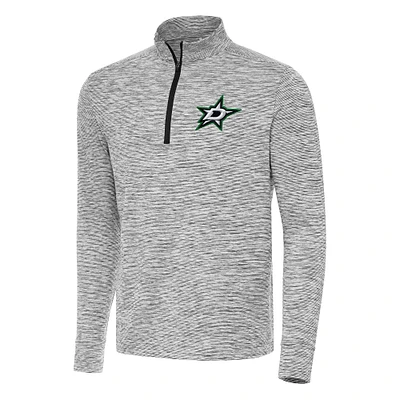Men's Antigua Black Dallas Stars Cause Quarter-Zip Top