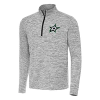 Men's Antigua Black Dallas Stars Cause Quarter-Zip Top