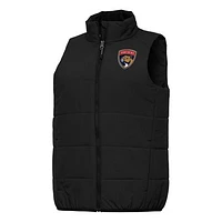 Women's Antigua Black Florida Panthers Experience Full-Zip Vest