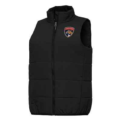 Women's Antigua Black Florida Panthers Experience Full-Zip Vest