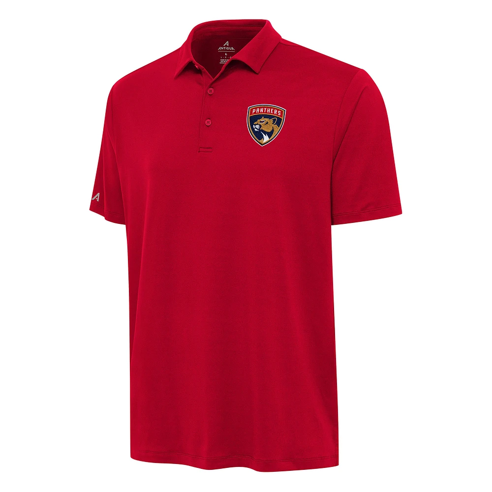 Men's Antigua Red Florida Panthers Reprocess Polo