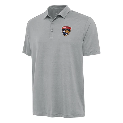 Men's Antigua Gray Florida Panthers Reprocess Polo